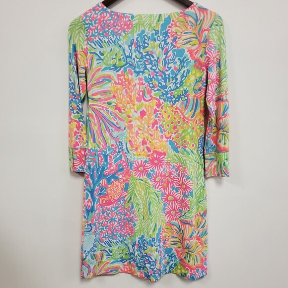 Lilly Pulitzer Womens 50 UPF Sophie Dress Size XS Multicolor Preppy Beach Spring - Picture 3 of 10